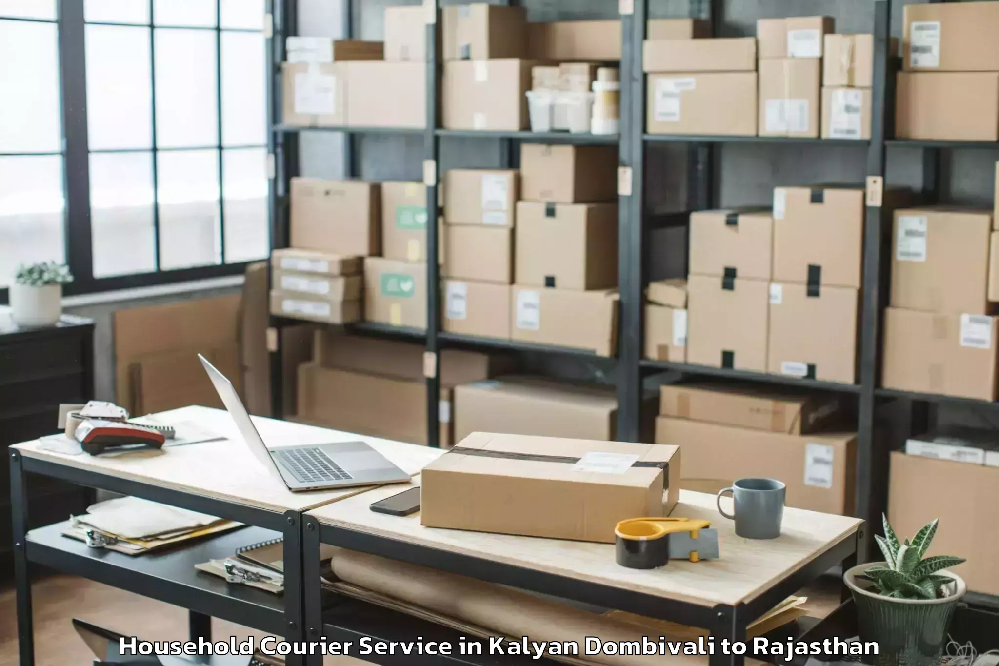 Book Kalyan Dombivali to Chittorgarh Household Courier Online